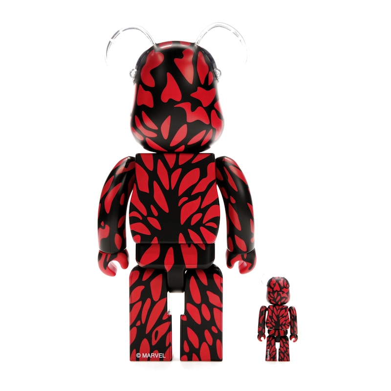 Bearbrick x Marvel Carnage 100% & 400% Set
