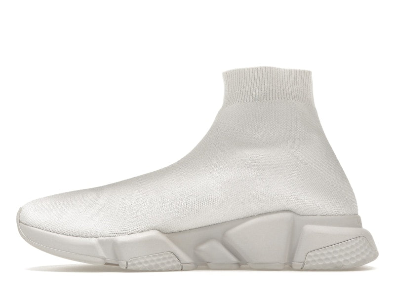 Balenciaga Speed Graffiti Trainers White Black