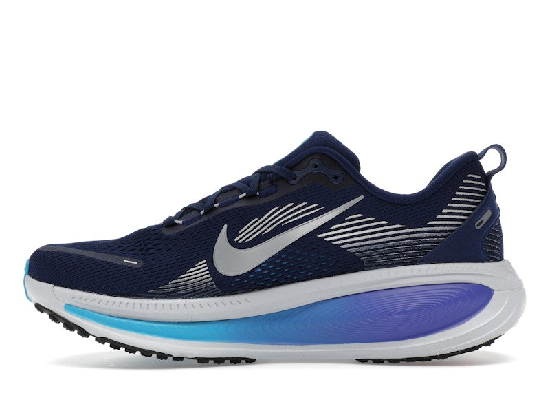 Nike Vomero 18 Blue Void Blue Lightning Bright Crimson Metallic Silver