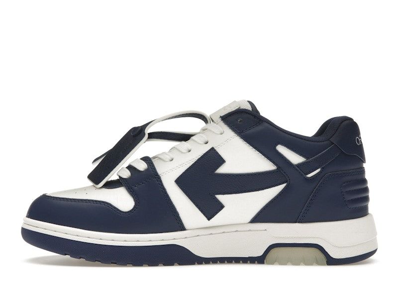 OFF-WHITE Out Of Office OOO Low Tops White Royal Blue