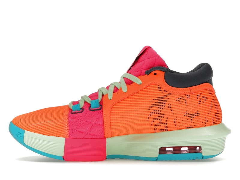 Nike LeBron Witness 8 Total Orange Laser Fuchsia