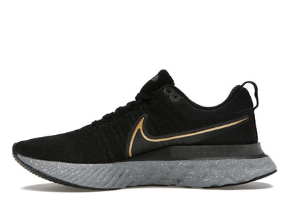 Nike React Infinity Run Flyknit 2 Black Gold