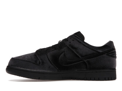 Nike Dunk Low Dover Street Market Triple Black Velvet