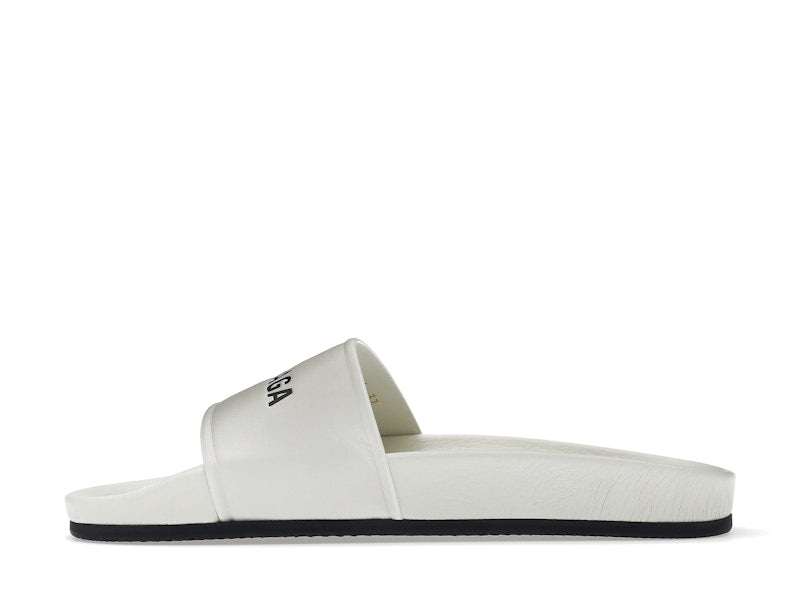 Balenciaga Pool Slide White Black (Women's)