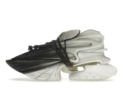 Balmain Unicorn Low-Top White Black Gradiant