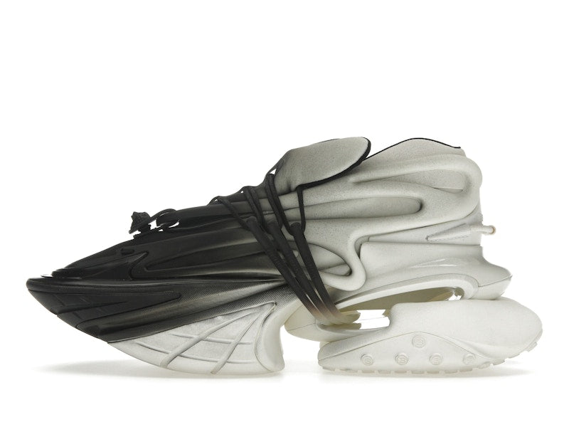 Balmain Unicorn Low-Top White Black Gradiant