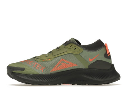 Nike Pegasus Trail 3 Gore-Tex Oil Green Iron Grey Total Orange