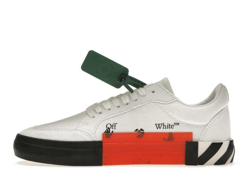 OFF-WHITE Low Vulcanized Canvas White Blue