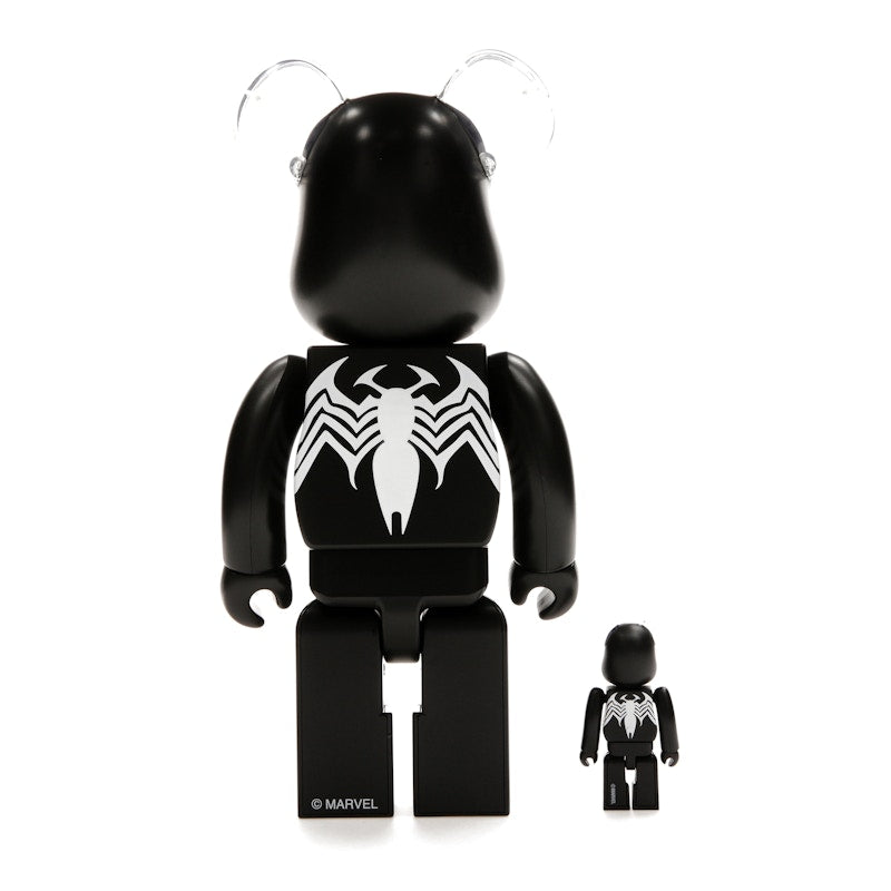 Bearbrick x Marvel Spider-Man Black Costume 100% & 400% Set