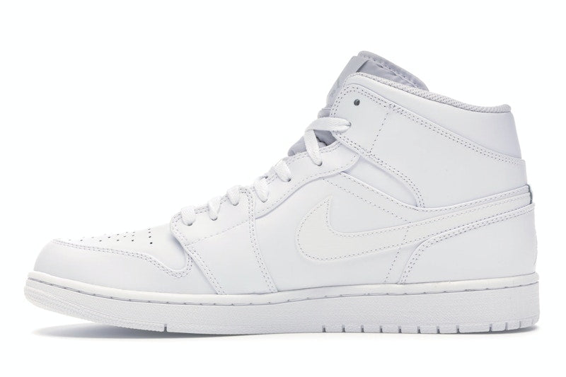 Jordan 1 Mid White/Pure Platinum