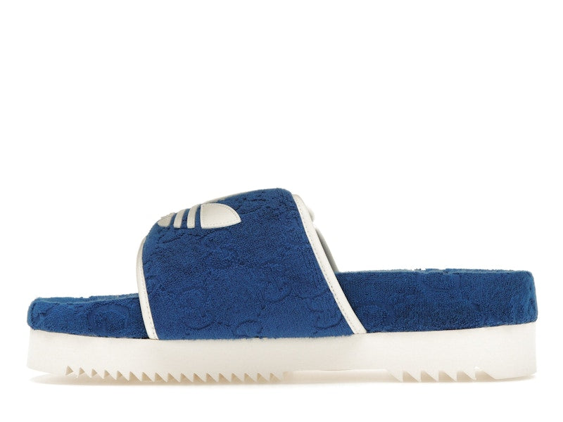 adidas x Gucci GG Platform Sandal Blue