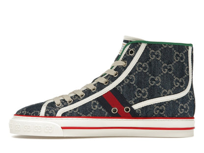 Gucci Tennis 1977 High Top Denim GG Print (Women's)