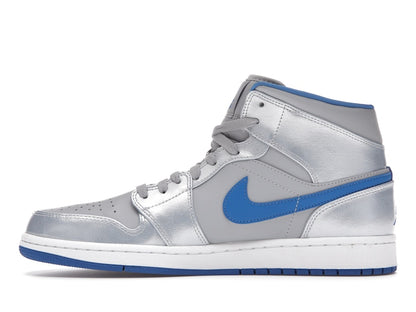 Jordan 1 Mid Wolf Grey Sport Blue