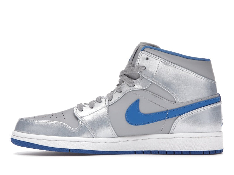 Jordan 1 Mid Wolf Grey Sport Blue