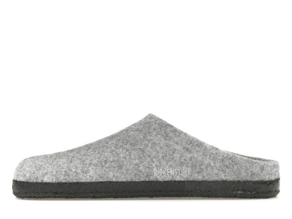 Birkenstock Zermatt Shearling Clog Wool Felt Light Gray