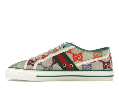 Gucci Tennis 1977 GG Logo White Multi