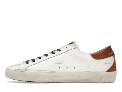 Golden Goose Super-Star White Ice Brown Blue