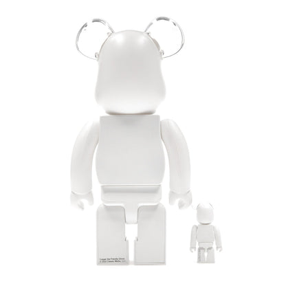 Bearbrick Casper the Friendly Ghost 100% & 400% Set White