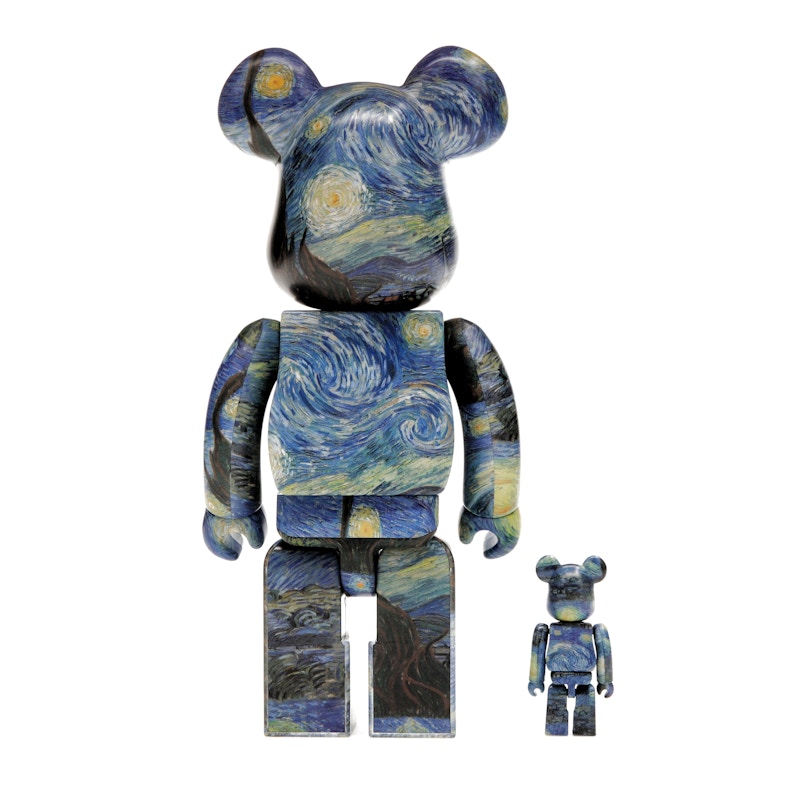 Bearbrick Vincent van Gogh The Starry Night 100% & 400% Set