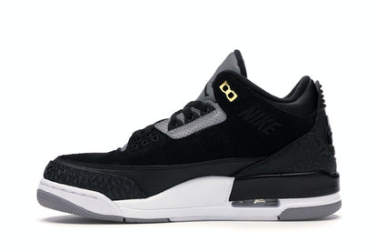 Jordan 3 Retro Tinker Black Cement Gold