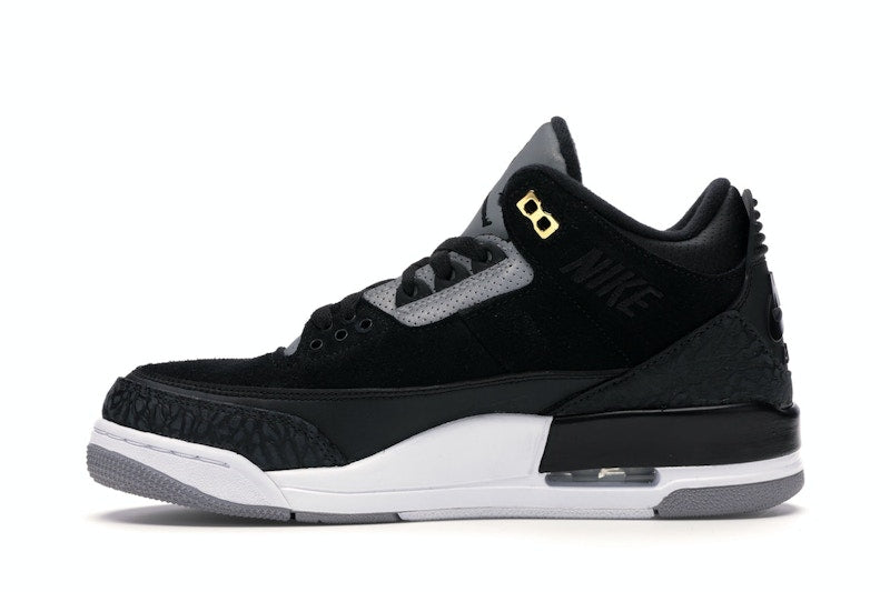 Jordan 3 Retro Tinker Black Cement Gold