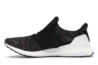 adidas Ultra Boost 4.0 Black Multi-Color White Heel Cage