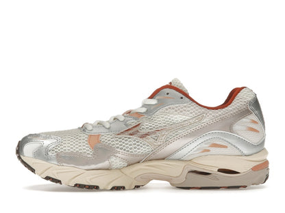 Mizuno Wave Rider 10 White Silver Orange