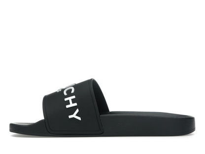 Givenchy Paris Slide Sandals Black