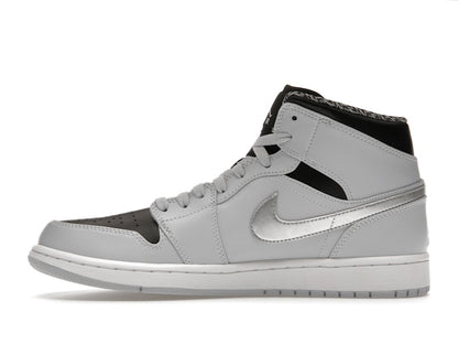 Jordan 1 Mid Pure Platinum Metallic Silver