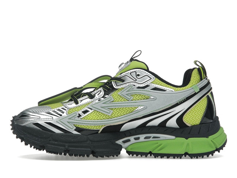 OFF-WHITE Be Right Back Silver Green Fluo