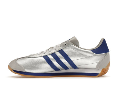 adidas Country OG Matte Silver Bright Blue Cloud White