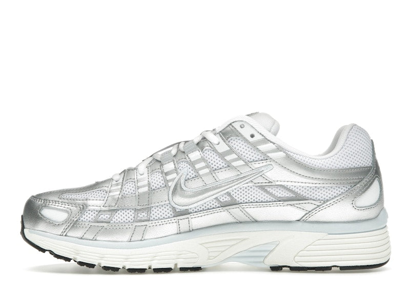 Nike P-6000 White Blue Tint Sail Metallic Silver (Women's)