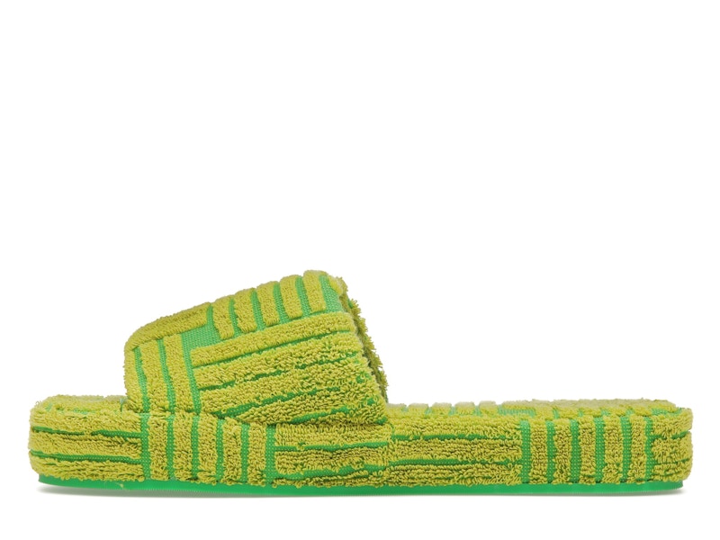 Bottega Veneta Resort Geometric Sandal Parakeet Kiwi