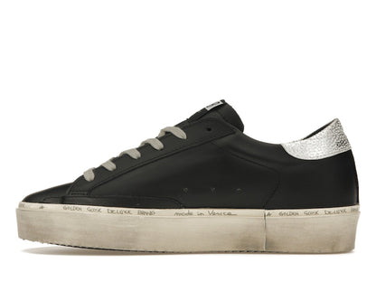 Golden Goose Hi-Star Black Silver (Women's)
