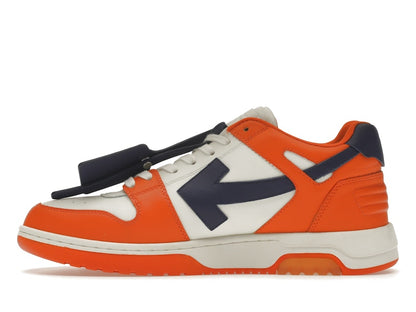 OFF-WHITE Out Of Office OOO Low Tops White Orange Blue