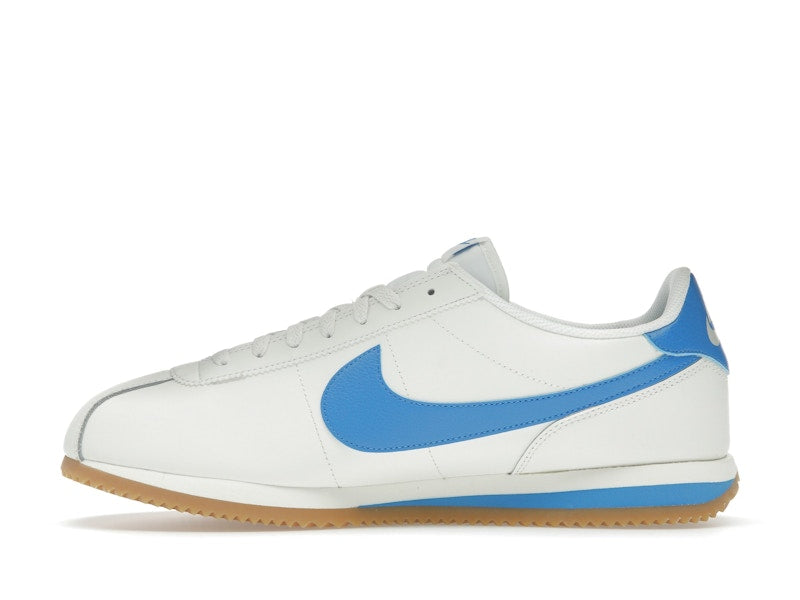 Nike Cortez Leather Sail Gum Yellow Light Photo Blue