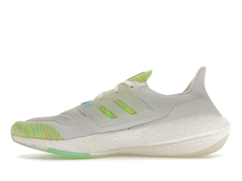 adidas Ultra Boost 22 White Bliss Blue Solar Green