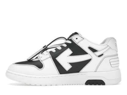 OFF-WHITE Out Of Office OOO Low Tops Black White