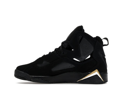 Jordan True Flight Black Metallic Gold White (GS)
