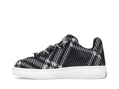 Burberry Check Knit Box Sneaker Black White (Women's)