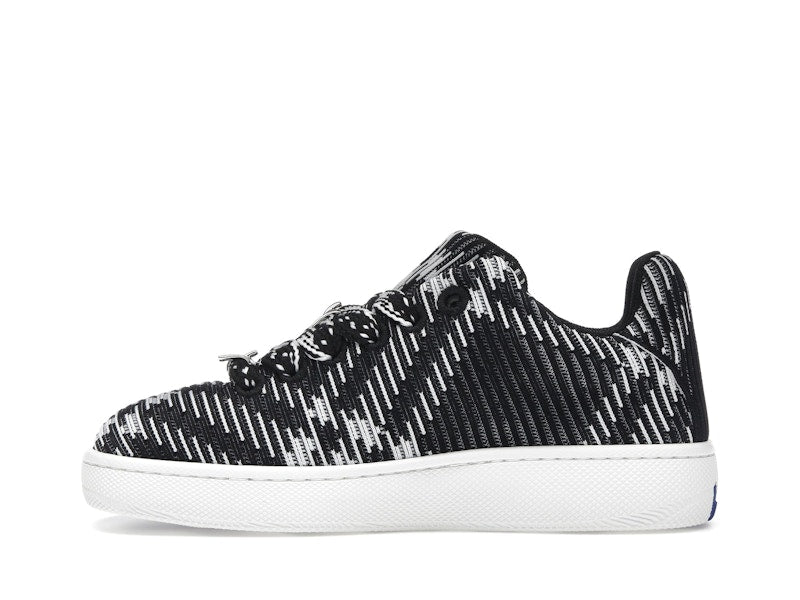 Burberry Check Knit Box Sneaker Black White (Women's)