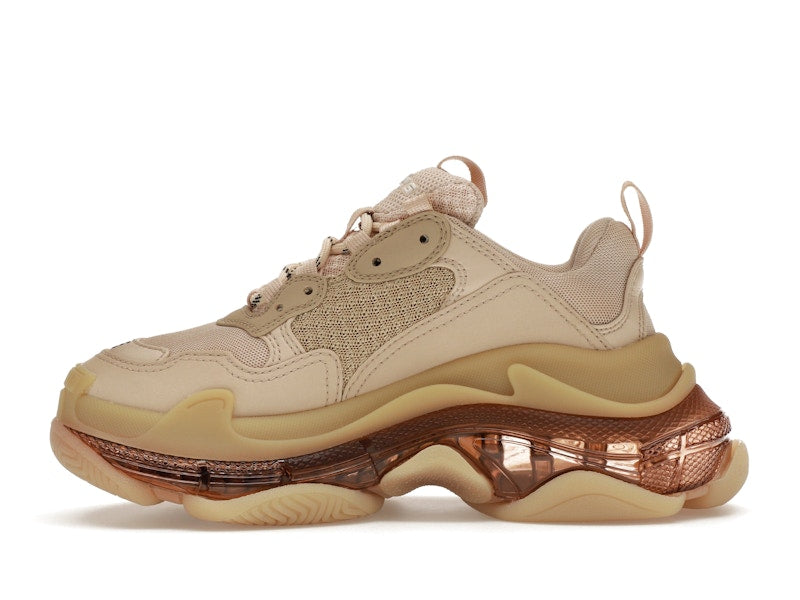 Balenciaga Triple S Clear Sole Beige (Women's)