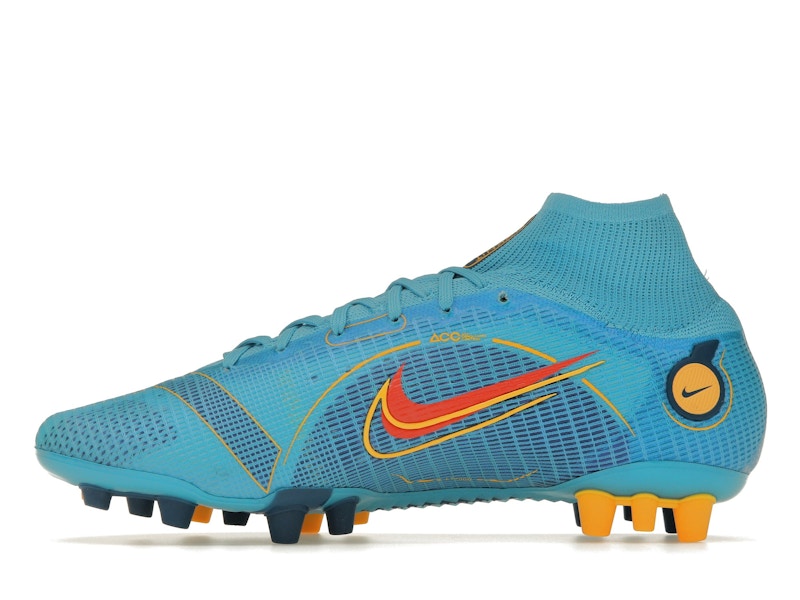 Nike Mercurial Superfly 8 Elite AG Chlorine Blue Laser Orange