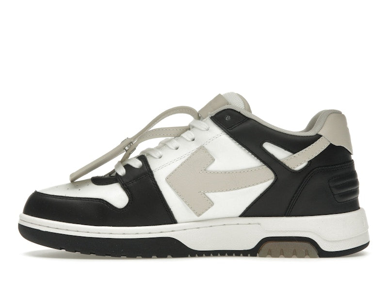 OFF-WHITE Out Of Office OOO Low Tops Black Beige