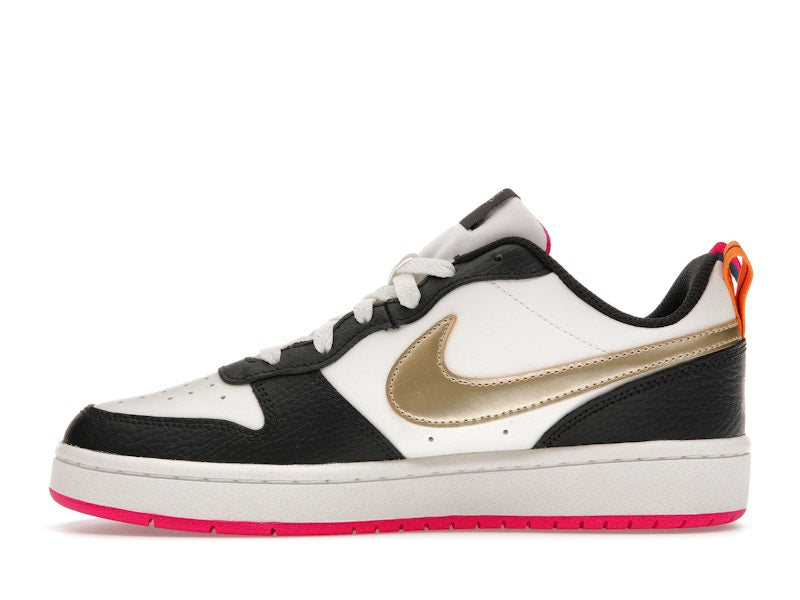Nike Court Borough Low 2 Off Noir Pink Prime (GS)