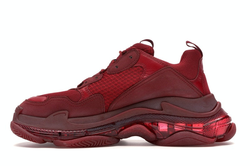 Balenciaga Triple S Burgundy Red