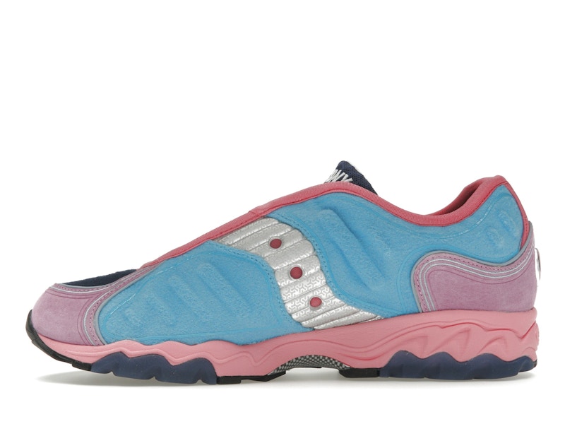 Saucony Matrix Jae Tips No Shoes In The House Blue Pink