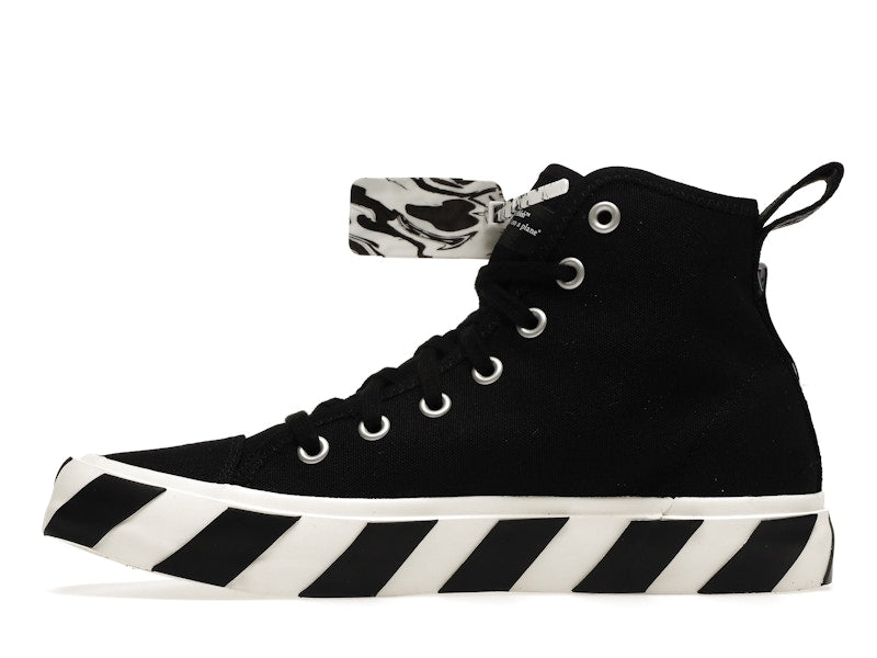 OFF-WHITE Vulcanized Mid Top Black White