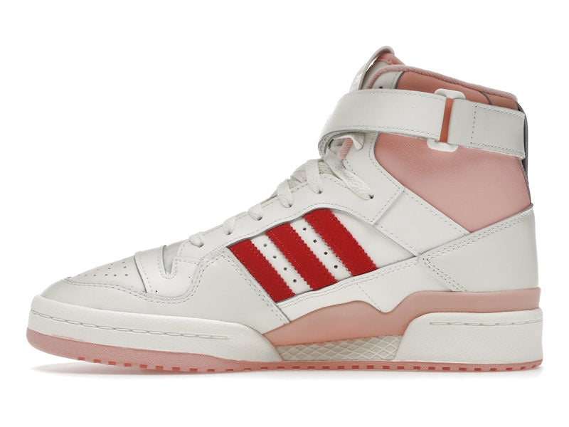adidas Forum 84 Hi Off White Pink Red