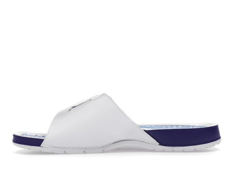 Jordan Hydro 5 Retro Slide White New Emerald Grape Ice Black